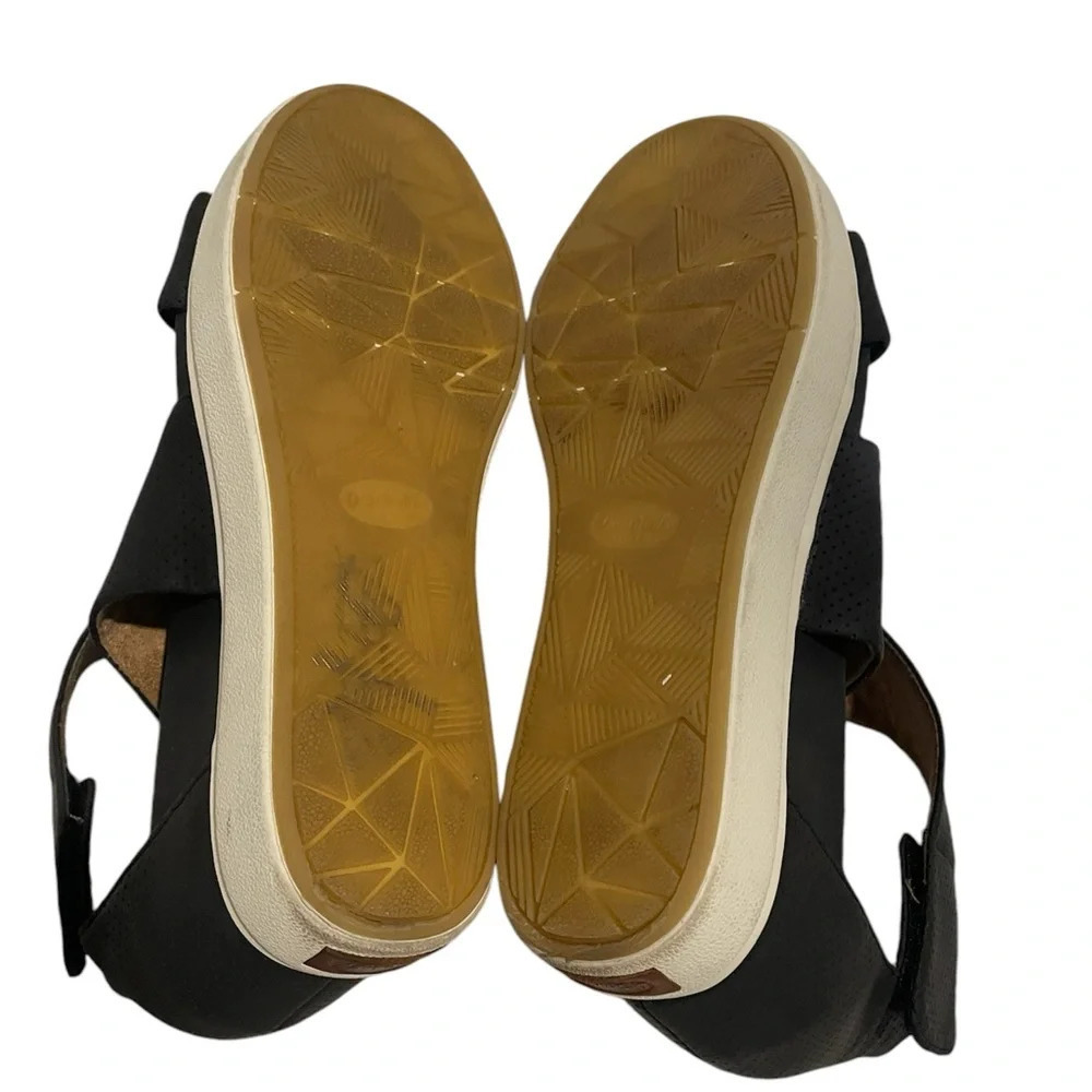 Dr Scholl’s Women's Sheena Wedge Black Sandal Size 8.5 - Picture 5 of 7